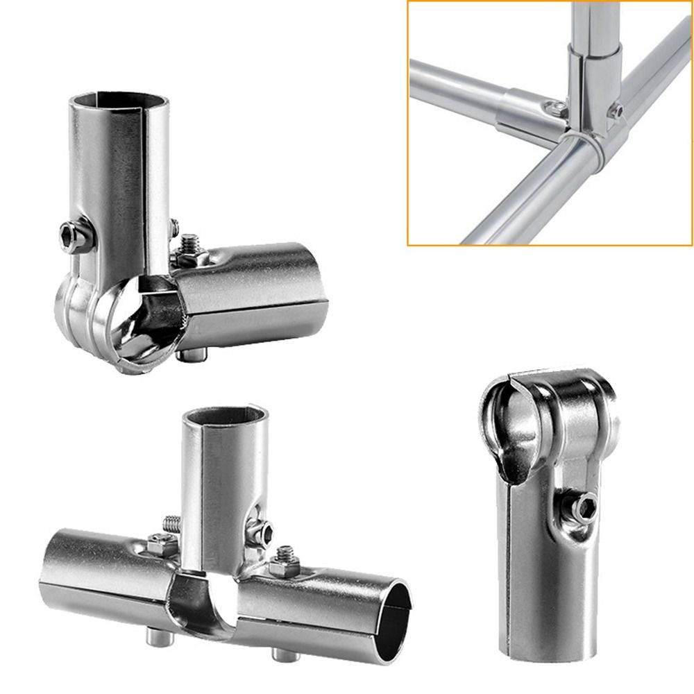 Furniture Hardware Display - ข้อต่อท่อสแตนเลสขนาด 25 มม. สำหรับเฟอร์นิเจอร์ 1 ชิ้น