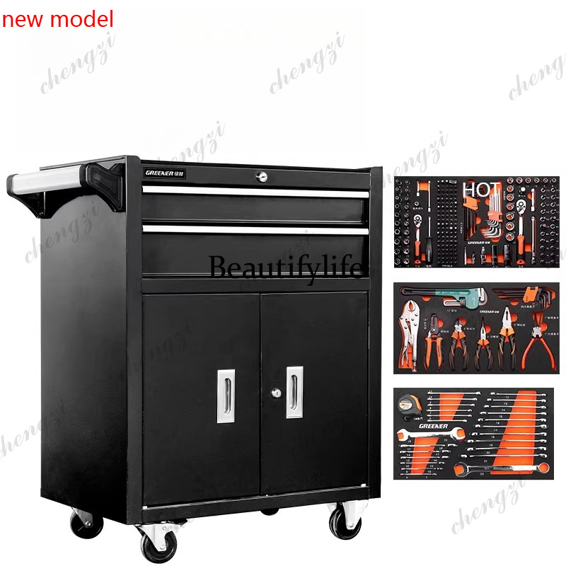 Office Furniture Hardware - ตู้เครื่องมือเหล็ก M138 พร้อมลิ้นชักสำหรับงานซ่อมแซมอเนกประสงค์ กล่องเก็บอุปกรณ์เคลื่อนที่ ตู้โลหะ
