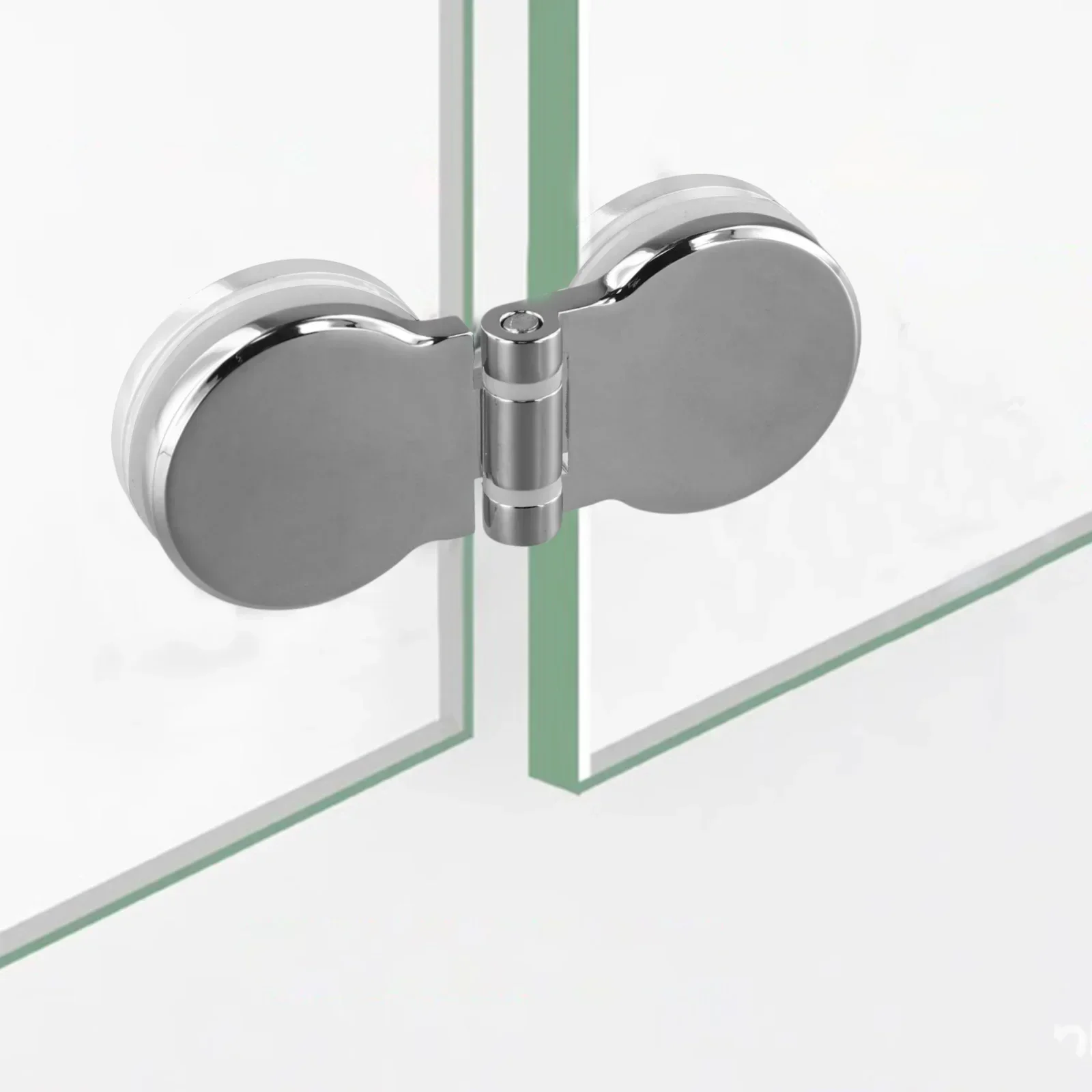Furniture Hardware Display - บานพับประตูตู้กระจก อุปกรณ์บานพับกระจกไร้กรอบ ตู้โชว์โลหะผสมสังกะสี บานพับเจาะรู ฮาร์ดแวร์เฟอร์นิเจอร์