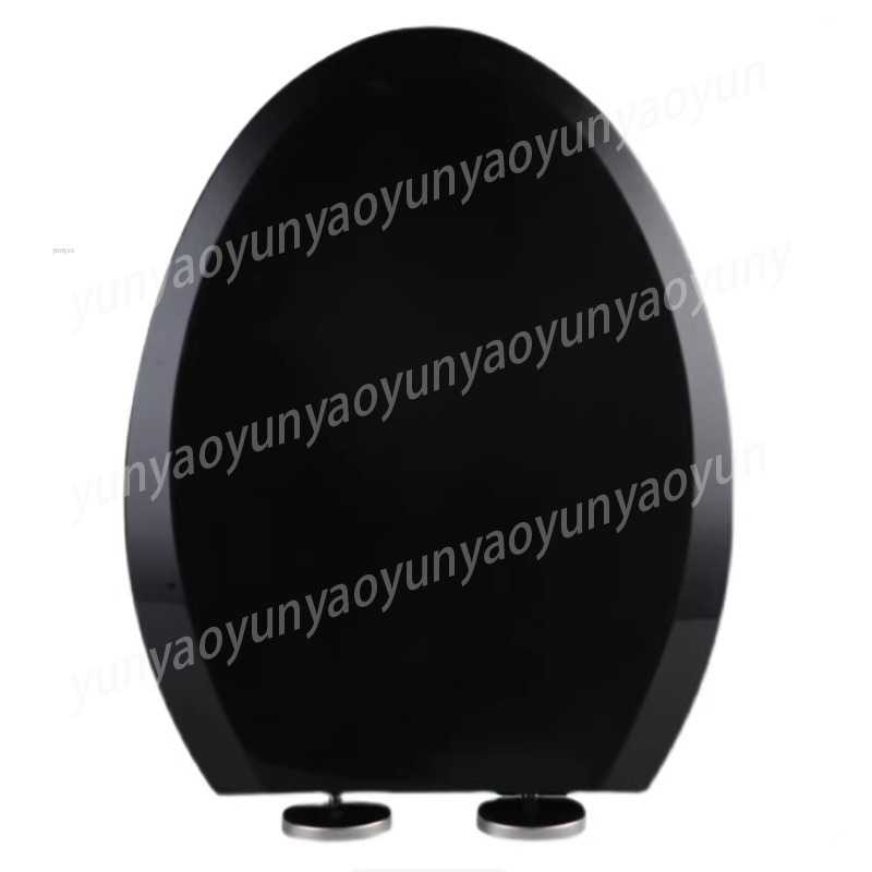 Soft Close Hinge - ฝารองนั่งชักโครกแบบนุ่มนวลสีดำ รุ่น Universal Black Soft Close