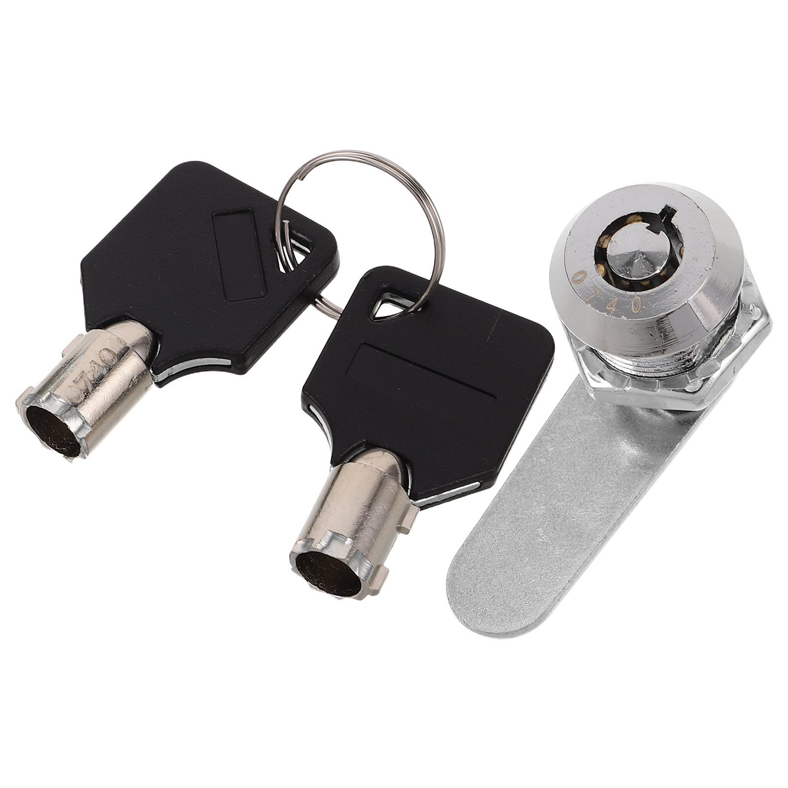 Furniture Hardware Cam Lock - ชุดล็อคแบบลูกบิดทำจากโลหะผสมสังกะสี 1 ชุด สำหรับเปลี่ยนล็อคตู้ ขนาด 16