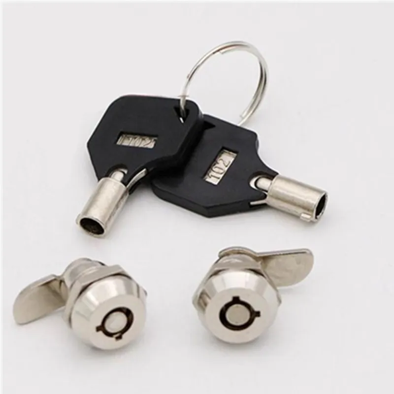 Furniture Hardware Cam Lock - 2PCS ความปลอดภัยเฟอร์นิเจอร์ล็อคฮาร์ดแวร์ล็อค Cam สําหรับความปลอดภัยประตูตู้กล่องจดหมายลิ้นชักตู้ Locker 2