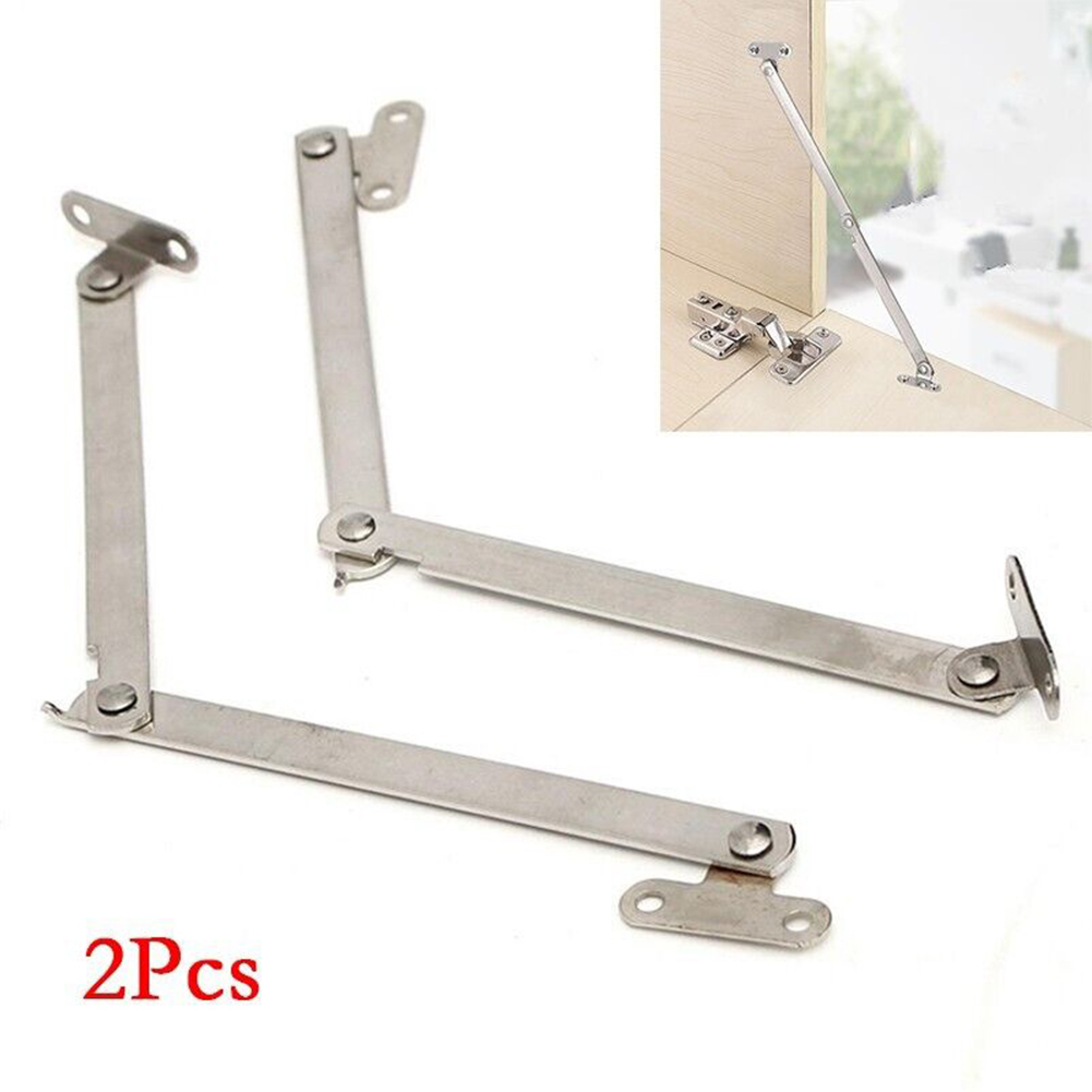 Furniture Hardware Display - 2PCS สแตนเลสสตีลพับดึง Rod ประตูตู้ Movable Lift