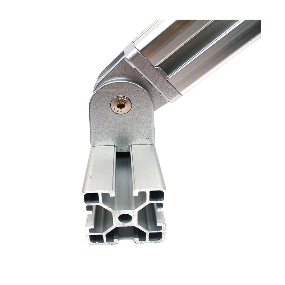 Joint Connector Bracket - ข้อต่ออลูมิเนียมแบบยืดหยุ่น 1 ชิ้น รุ่น 2020/3030/4040/4545 ผลิตจากโลหะผสมสังกะสี