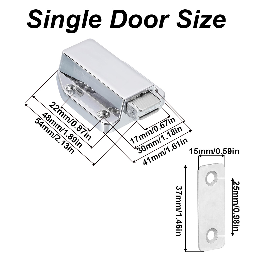 ตู้จับแม่เหล็ก Magnetic Push t - Furniture Hardware Locks บทวิจารณ์และราคา