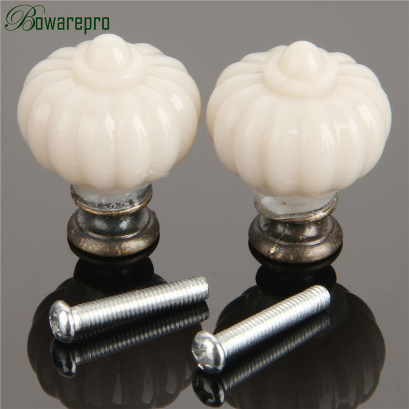 1Pc อะคริลิคงาช้างสีขาวฟักทองม - Furniture Hardware Tools บทวิจารณ์และราคา