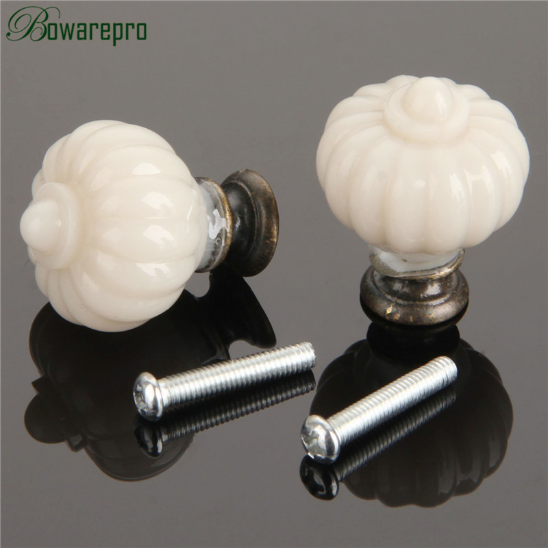 1Pc อะคริลิคงาช้างสีขาวฟักทองม - Furniture Hardware Tools บทวิจารณ์และราคา
