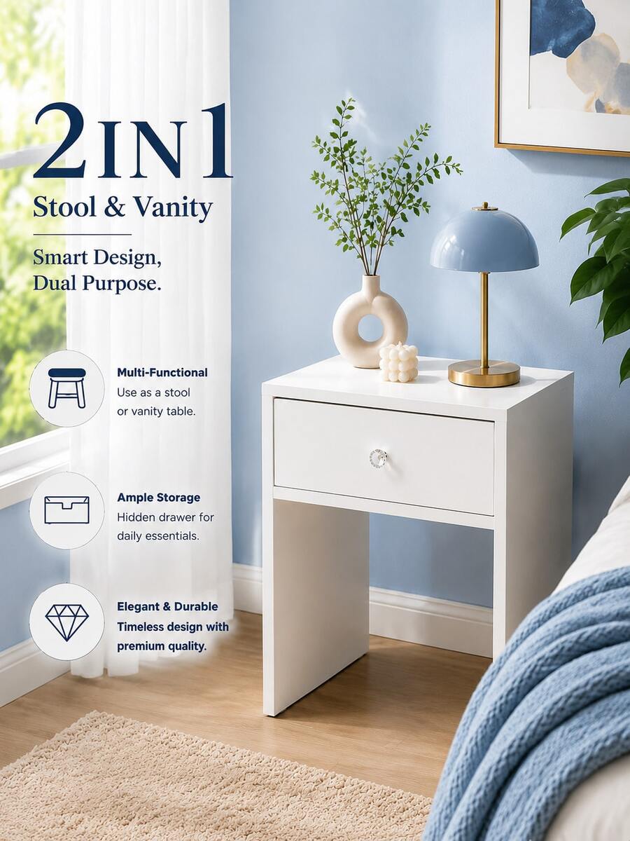 เก้าอี้เก็บของและโต๊ะข้างเตียง - Furniture Hardware Kit บทวิจารณ์และราคา