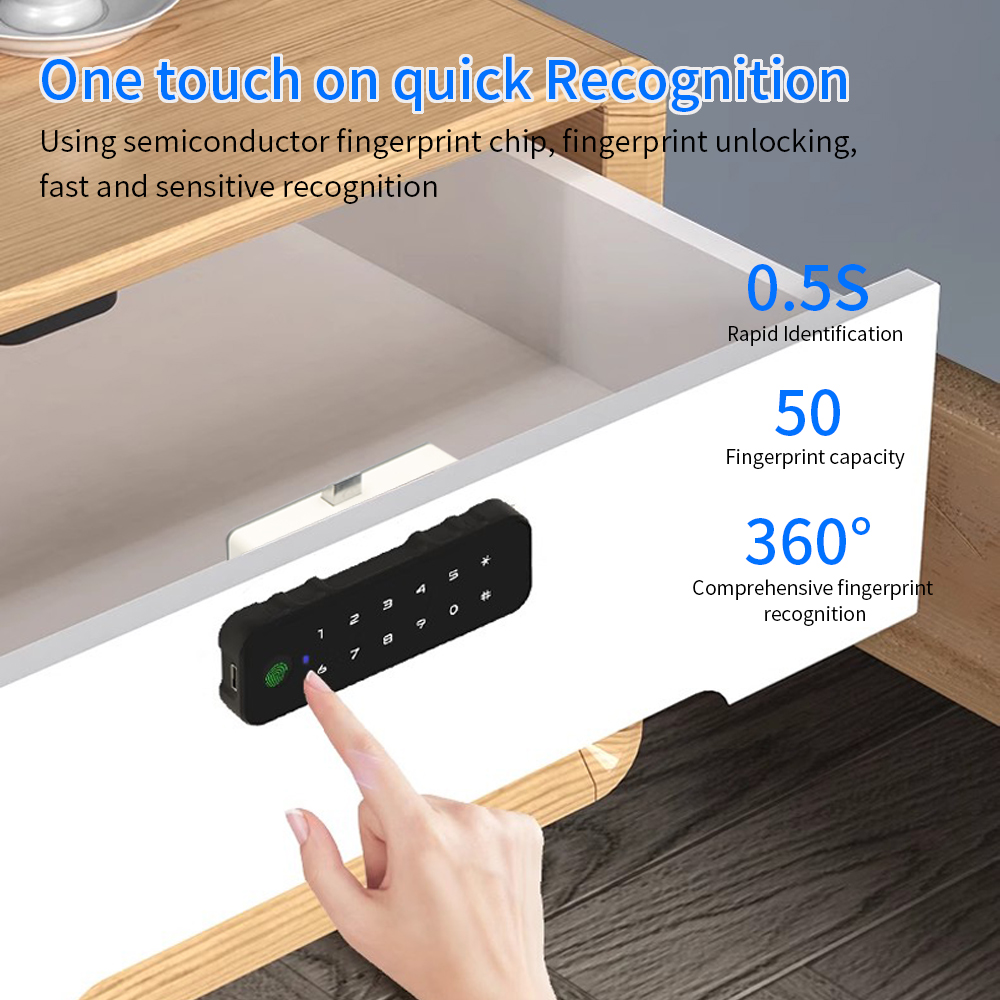 Tuya บลูทูธสมาร์ทตู้ไม้ล็อคลาย - Furniture Hardware Tools บทวิจารณ์และราคา