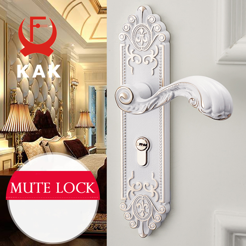 KAK สไตล์ยุโรป Mute ประตูล็อคแ - Furniture Hardware Locks บทวิจารณ์และราคา