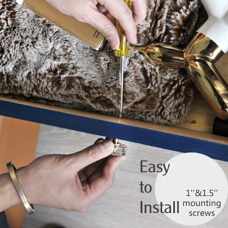 ลูกบิดทองเหลืองแบบวินเทจ LLCS- - Furniture Hardware Paint บทวิจารณ์และราคา