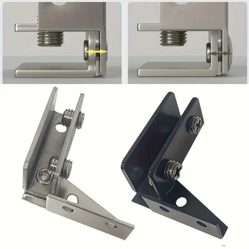 บานพับประตูกระจกแบบไม่ต้องเจาะ - Furniture Hardware Display บทวิจารณ์และราคา