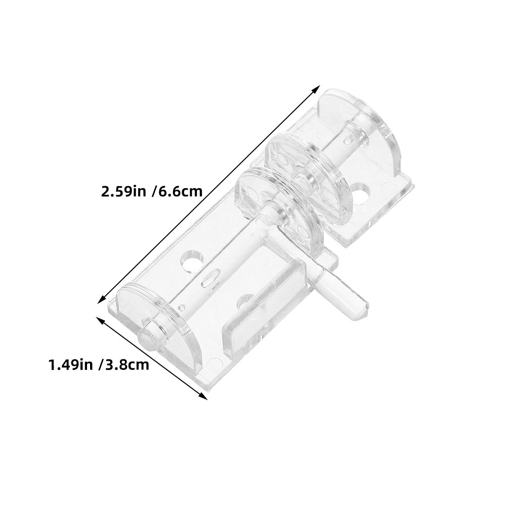 2 ชิ้น ตัวล็อคประตูอะคริลิคใสแ - Furniture Hardware Bolts บทวิจารณ์และราคา