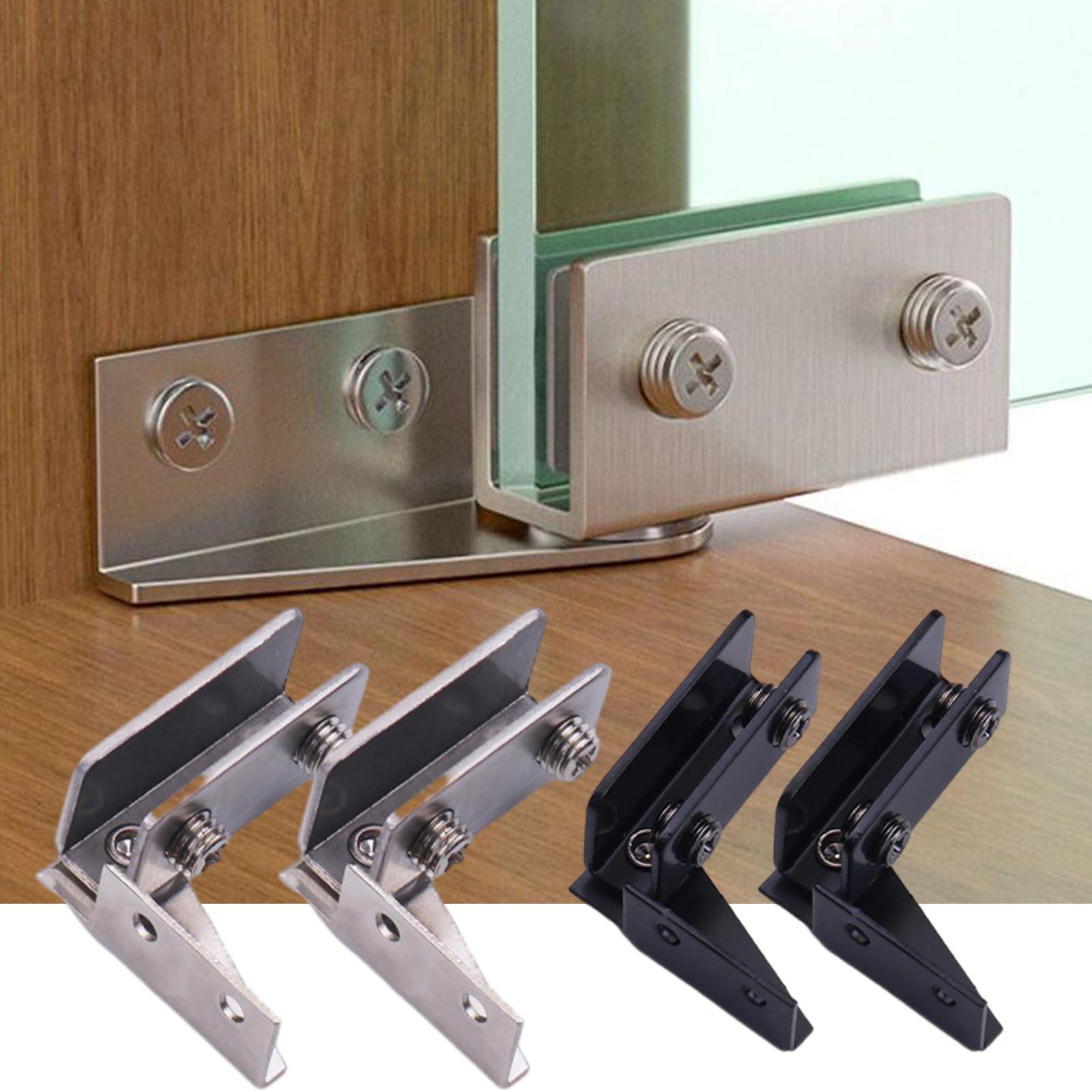 บานพับกระจกแบบไม่เจาะรู 2 ชิ้น - Furniture Hardware Display บทวิจารณ์และราคา