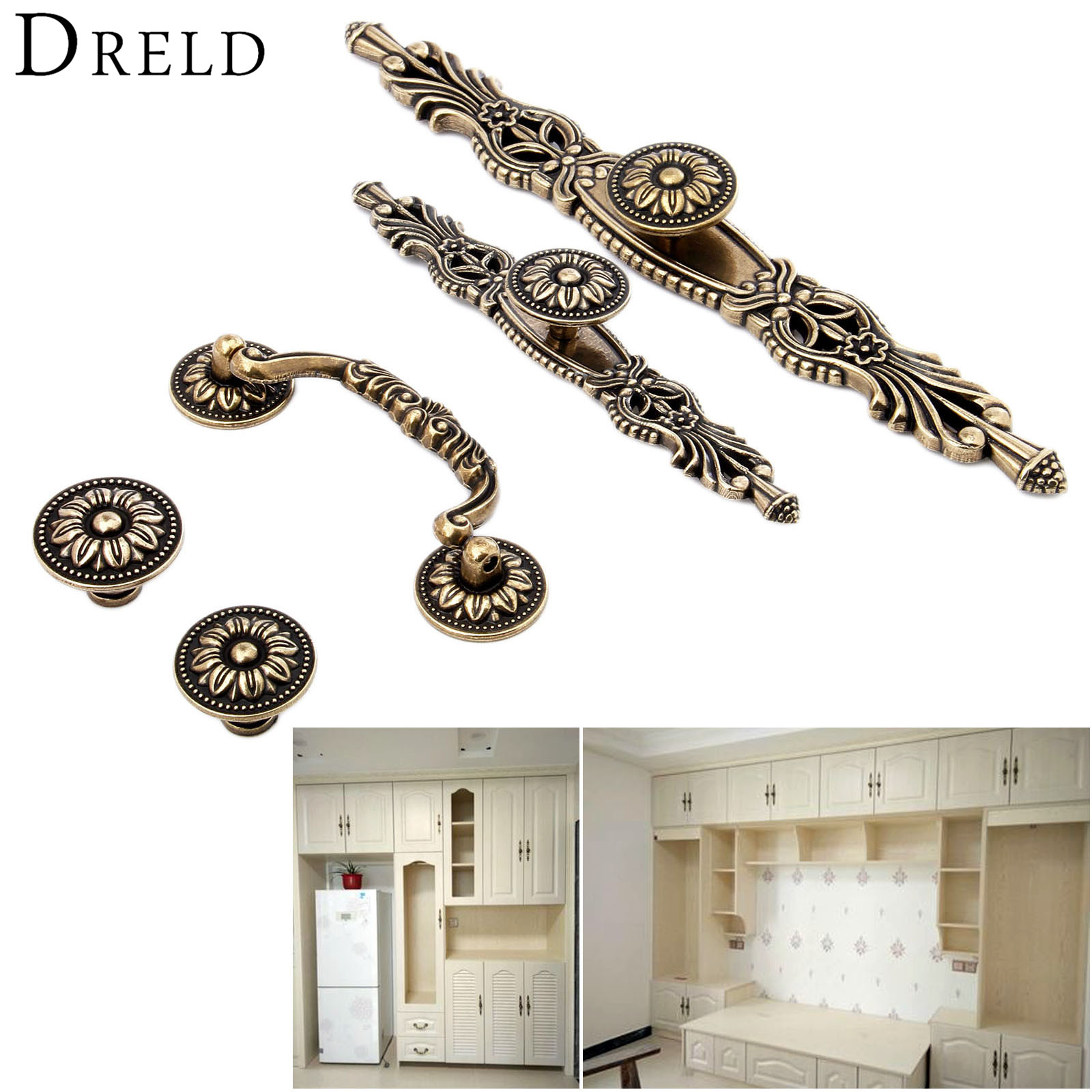 DRELD โบราณเฟอร์นิเจอร์จับลูกบ - Furniture Hardware Kit บทวิจารณ์และราคา