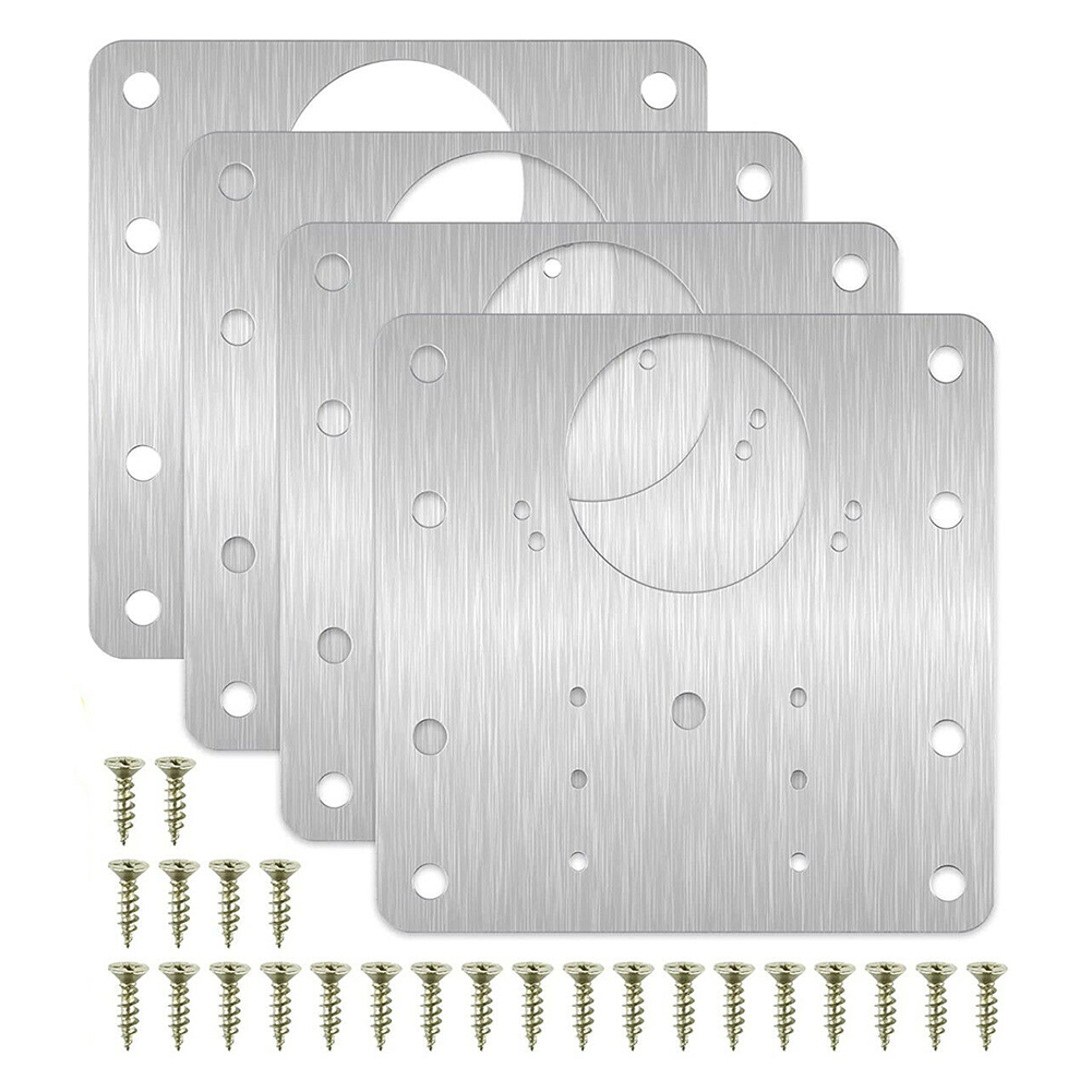 2/4/10 ชิ้น บานพับประตู สแตนเล - Furniture Hardware Kit บทวิจารณ์และราคา