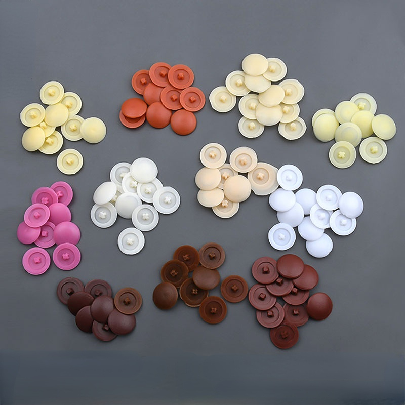 100/500/1000 ชิ้นฝาครอบสกรูพลา - Furniture Hardware Bolts บทวิจารณ์และราคา