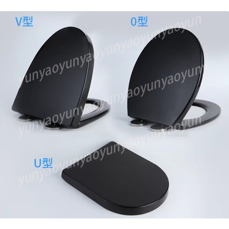 ฝารองนั่งชักโครกแบบนุ่มนวลสีดำ - Soft Close Hinge บทวิจารณ์และราคา