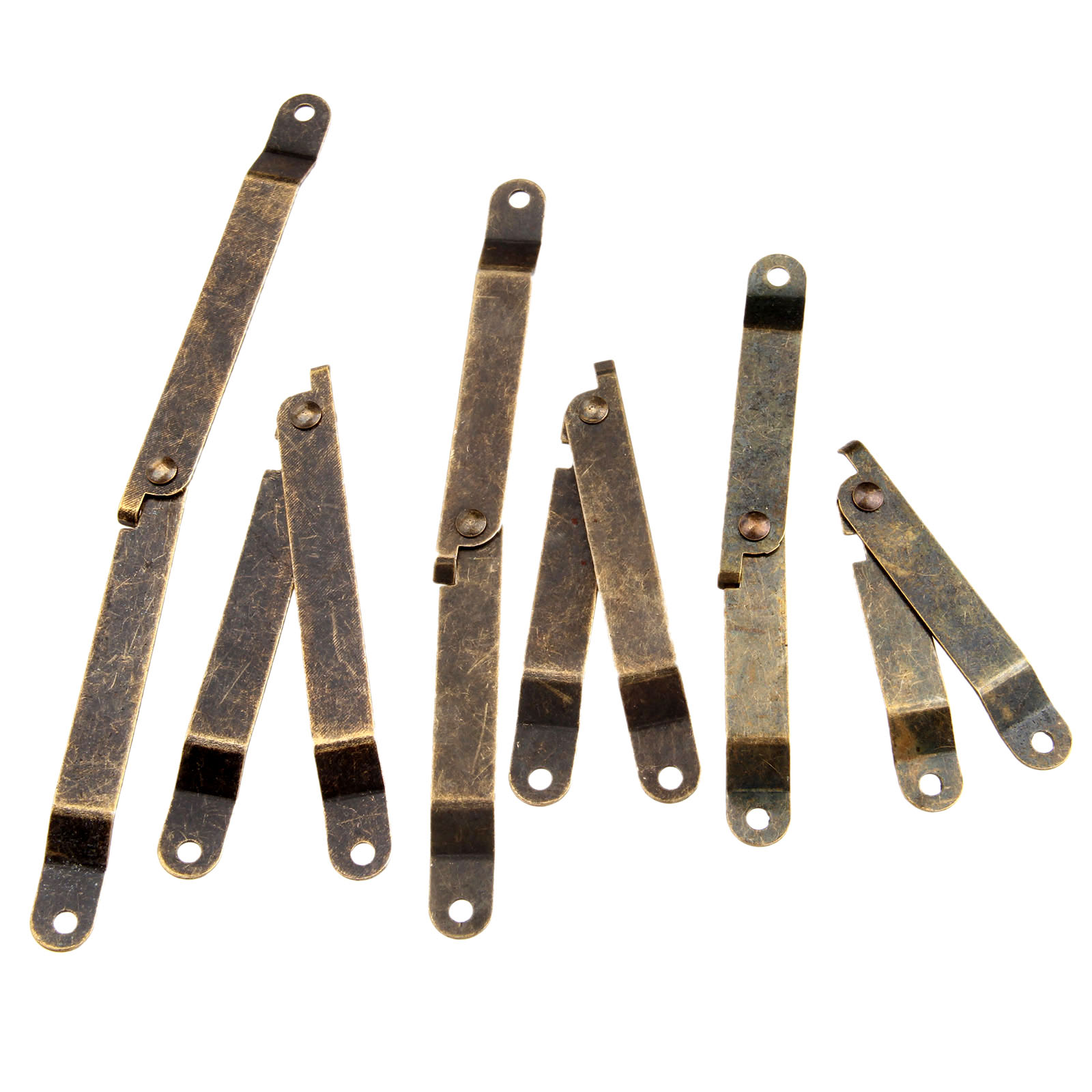 บานพับเหล็กสีบรอนซ์โบราณ 2 ชิ้ - Furniture Hardware Display บทวิจารณ์และราคา