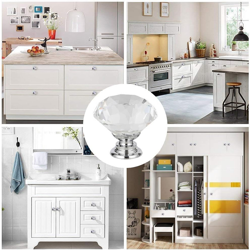 ลูกบิดตู้ 6 ชิ้น พร้อมสกรู ขนา - Furniture Hardware Tools บทวิจารณ์และราคา