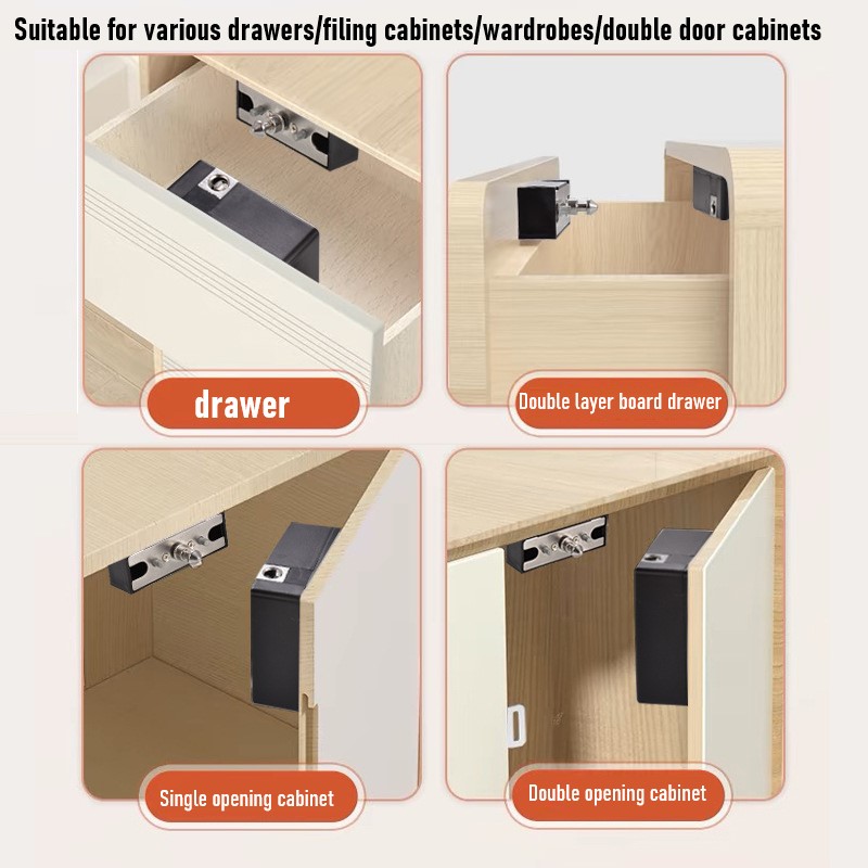 Tuya สมาร์ทตู้ประตูล็อค Keyles - Furniture Hardware Tools บทวิจารณ์และราคา