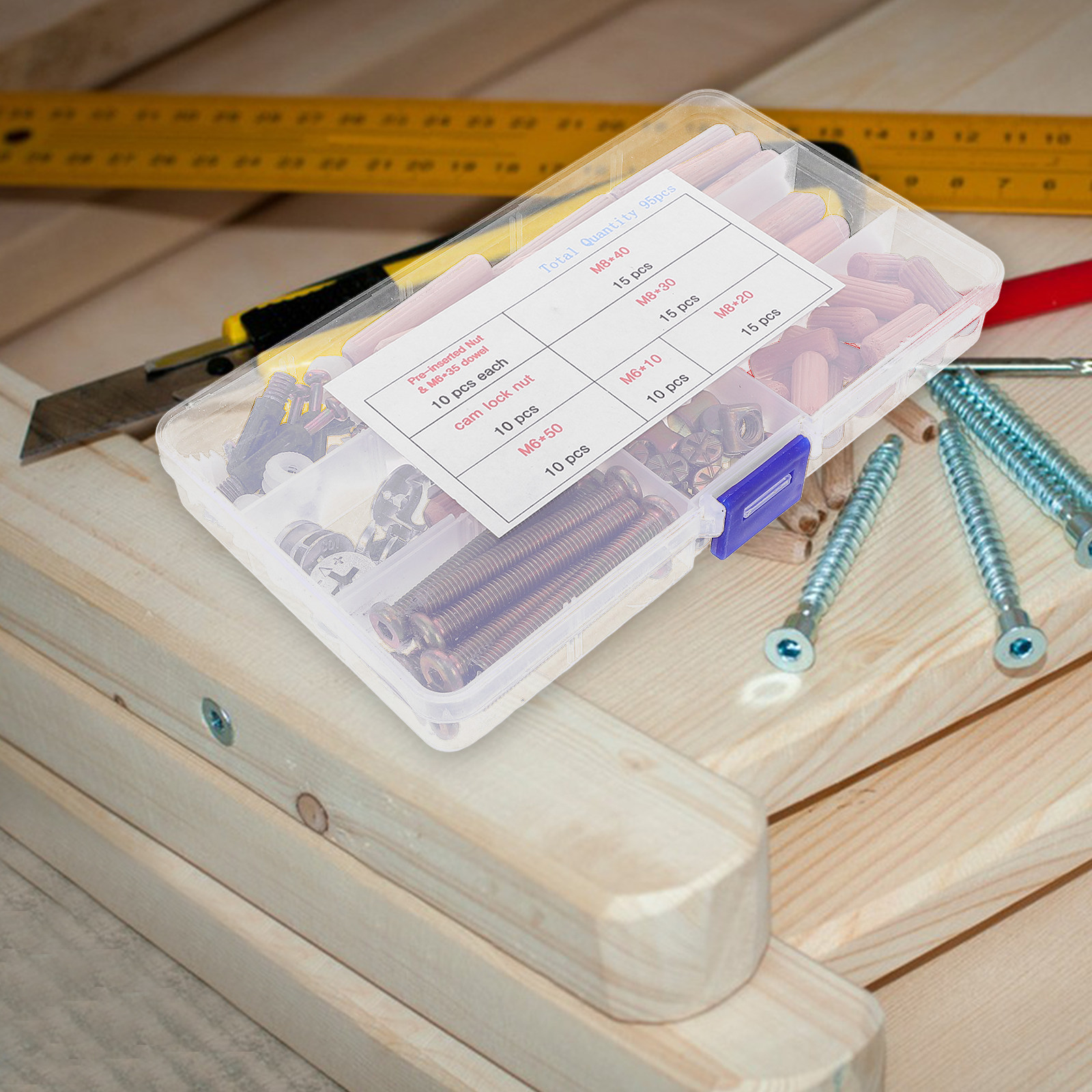 ชุดอุปกรณ์เชื่อมต่อเตียงสองชั้ - Furniture Hardware Bolts บทวิจารณ์และราคา