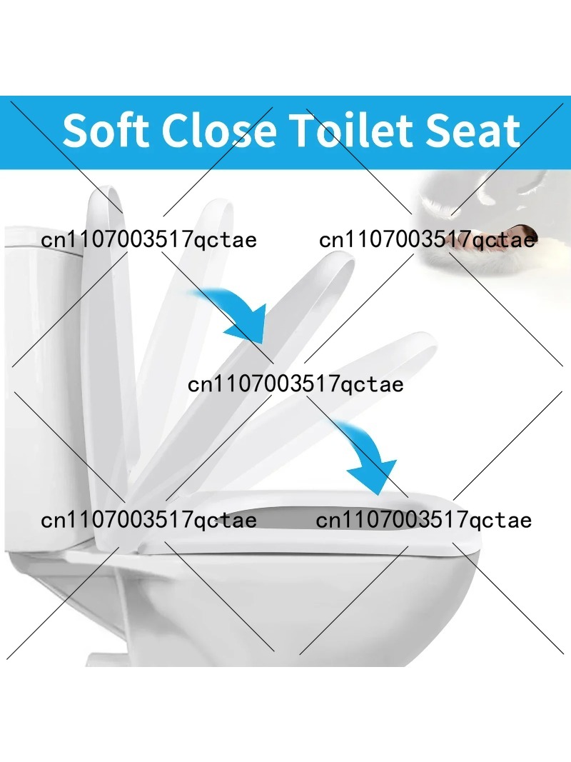 ฝารองนั่งชักโครกสีขาวแบบหนาพิเ - Soft Close Hinge บทวิจารณ์และราคา